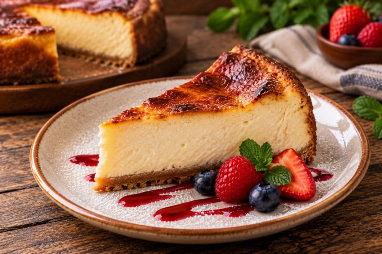 Tarta de queso al horno