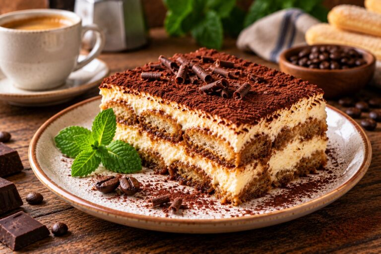 Tiramisú casero