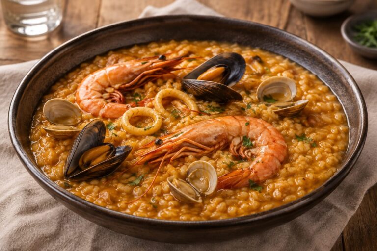 Arroz meloso de marisco