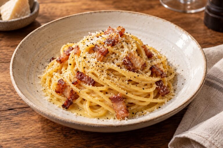 Espaguetis carbonara