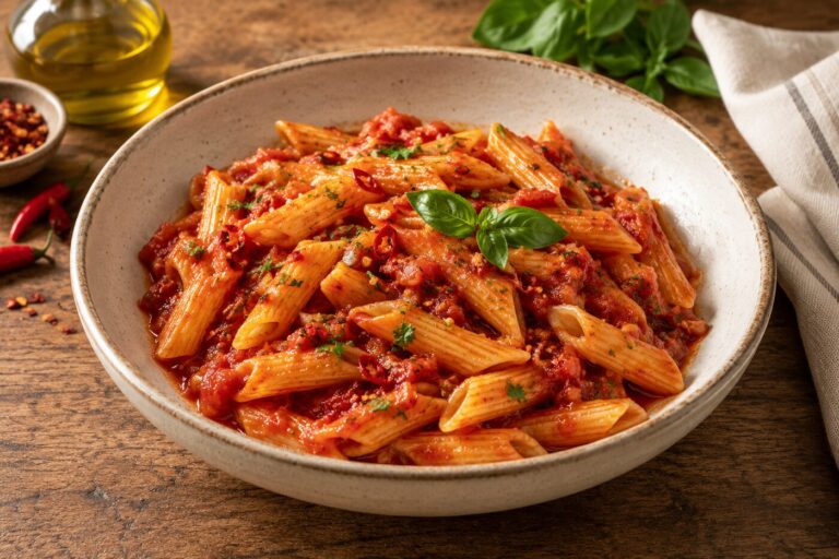 Penne arrabbiata